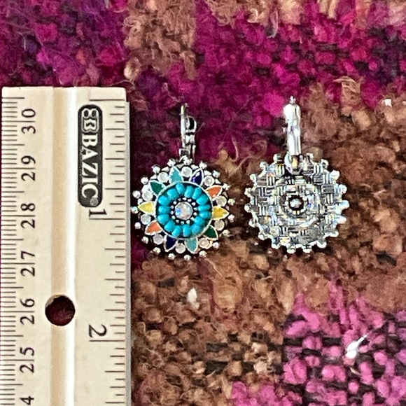 Colorful Mandala Earrings - Picture 8 of 9